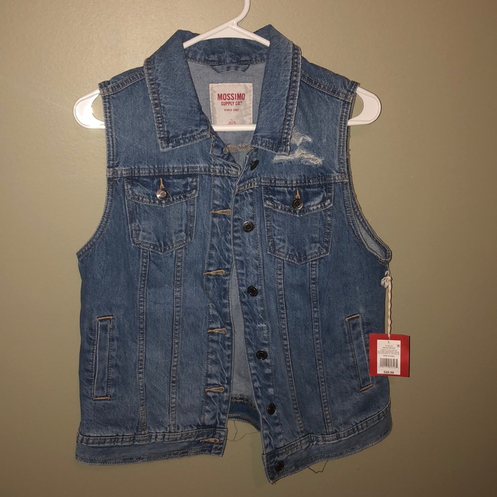 Mossimo Sleeveless Denim Jacket